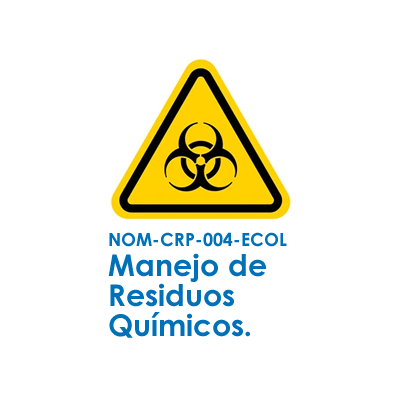Imagen del certificado manejo de residuos químicos